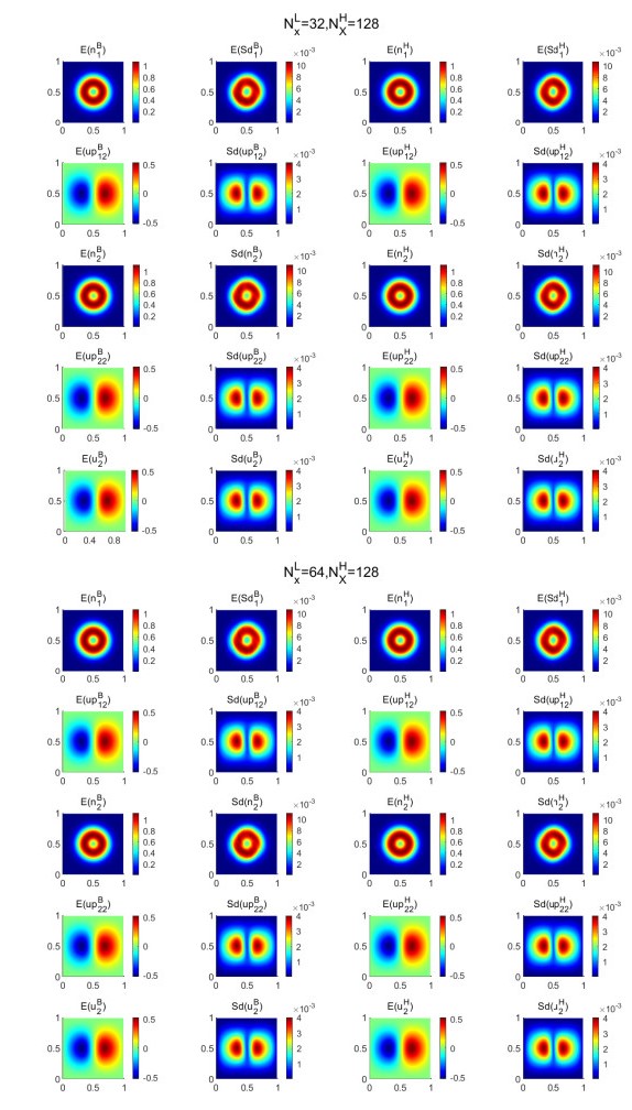 Error estimates of a bi-fidelity method for a multi-phase Navier-Stokes ...